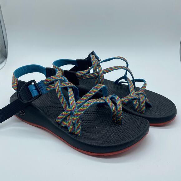 Chaco Women's size 7 Rainbow Strappy Sandals Outdoor Gorpcore Active Hiking - Picture 1 of 6